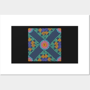 Granny square Posters and Art